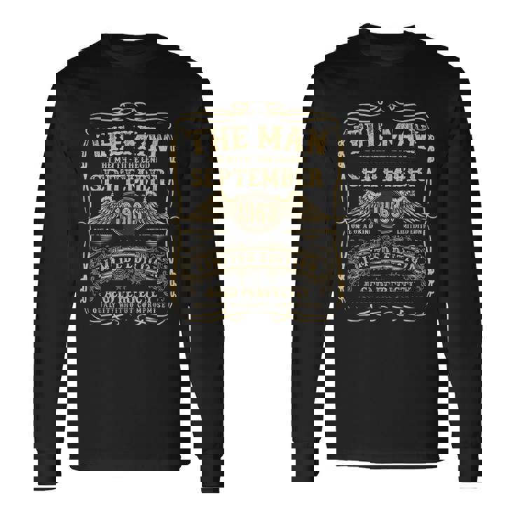 1963年9月 61歳の誕生日プレゼント 男性用 61歳の誕生日プレゼント 長袖Tシャツ