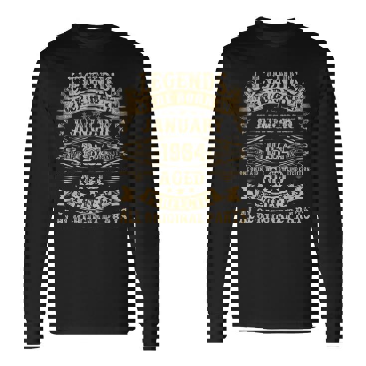 1964年1月 61歳の誕生日プレゼント 男性 61歳の誕生日 長袖Tシャツ