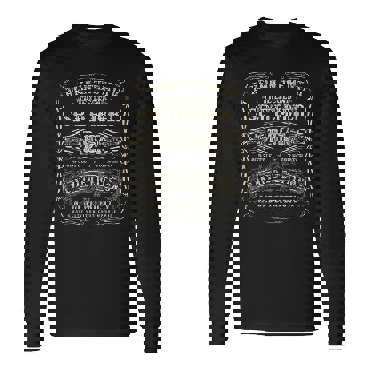 1964年9月 男性 60歳の誕生日プレゼント 60歳 長袖Tシャツ