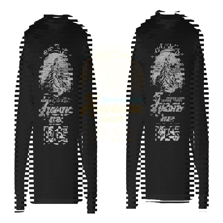 1965年以来の素晴らしい山 60歳の誕生日 長袖Tシャツ