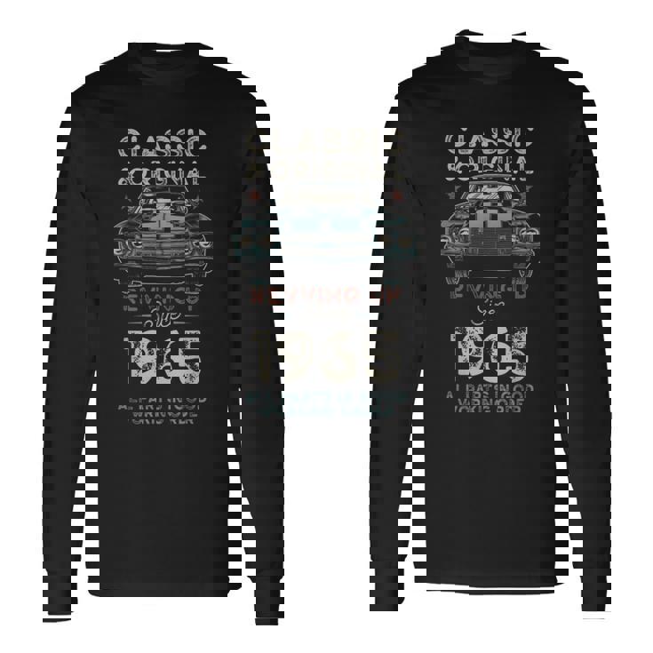 1965年生まれ マッスルカー生誕60周年 長袖Tシャツ