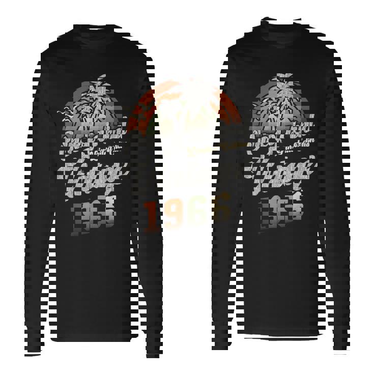 1966年ヴィンテージ・ワン・オブ・ア・ケイン 限定版 59歳の誕生日 長袖Tシャツ