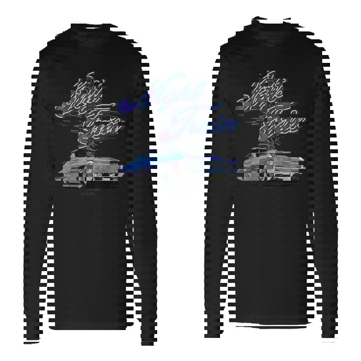 1967 インパラ 夜行列車 30 ローライダー Kustom リードそり 長袖Tシャツ