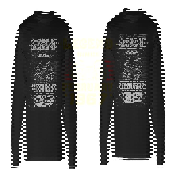 1967年2月以来の伝説 1967年2月生まれ。 長袖Tシャツ