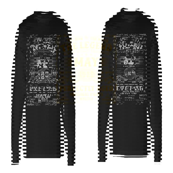 1969年5月 56歳 誕生日プレゼント 男性 56歳の誕生日 長袖Tシャツ