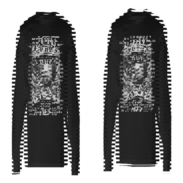 1985年8月 レトロ 40歳の誕生日プレゼント 男性用 40歳 長袖Tシャツ