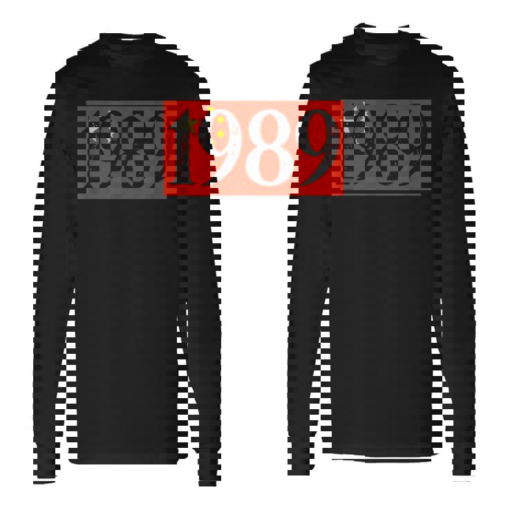 1989年天安門スクエア抗議ccp中国デザイン 長袖Tシャツ