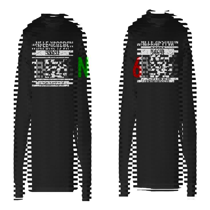 1N23456モーターサイクルギアシフトモーターサイクリスト 長袖Tシャツ