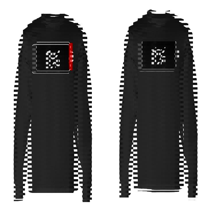 1パーセント 長袖Tシャツ