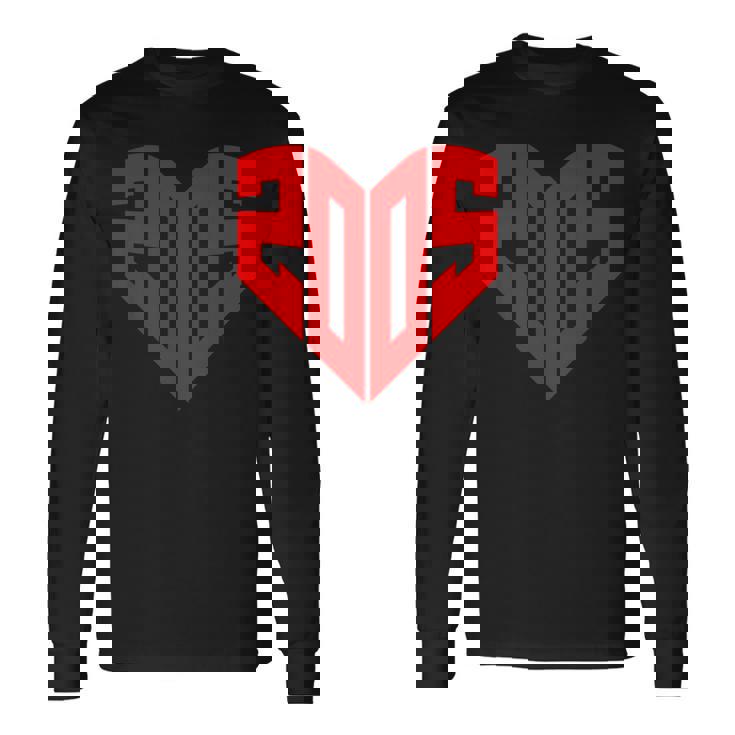 2005 ハート・ヴィンテージ 2005年 ハートの形 20歳の誕生日に愛を込めて 長袖Tシャツ