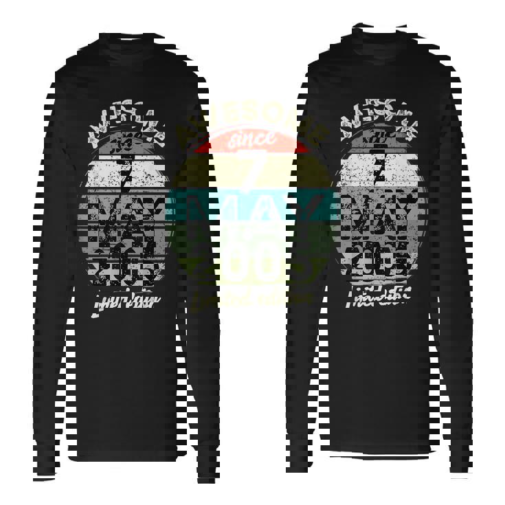 2005年5月7日 20歳の誕生日 20歳 2025年 誕生日 長袖Tシャツ