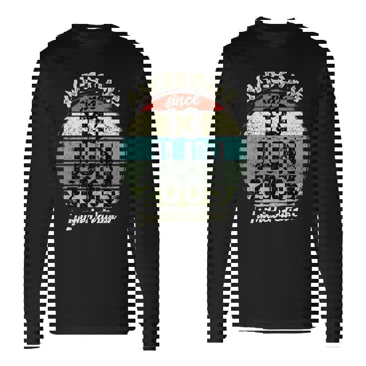 2005年6月13日 20歳の誕生日 20歳 2025年 誕生日 長袖Tシャツ