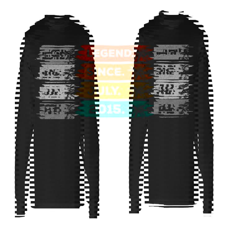 2015年7月 10歳の誕生日デコレーション ヴィンテージ 10歳の誕生日 長袖Tシャツ