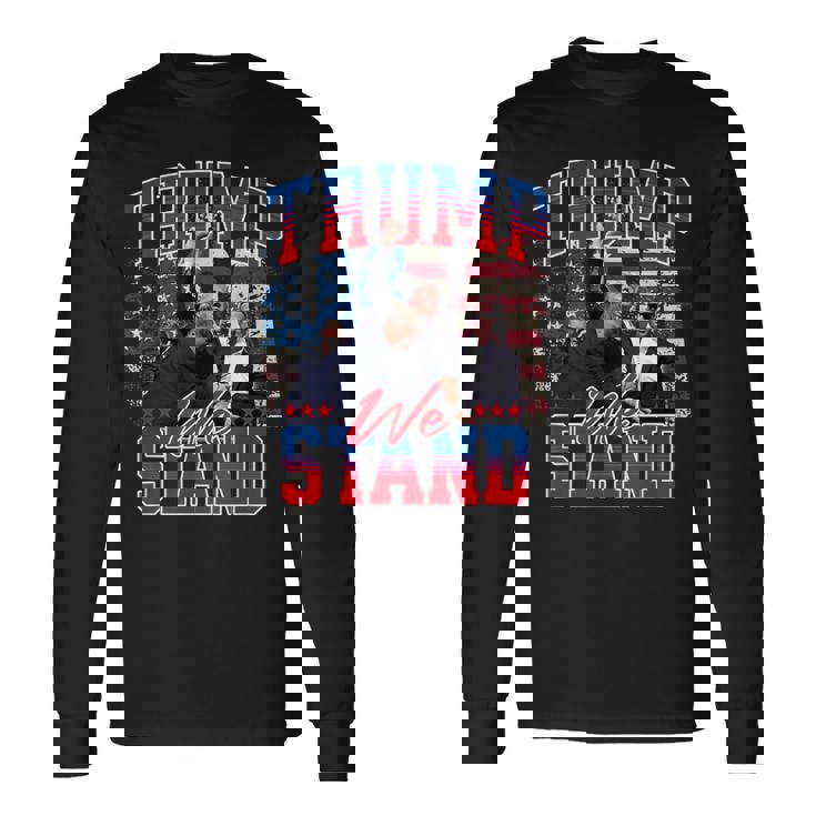 2024 選挙集会での銃撃を生き延びたドナルド・トランプの大統領選への戦いは終わらない 長袖Tシャツ