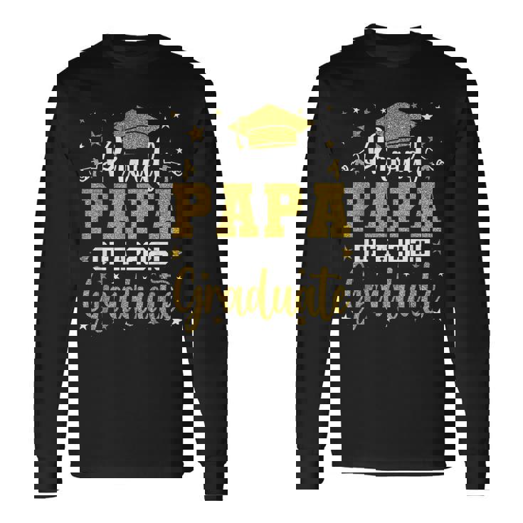 2025年卒業の卒業クラスの誇り高きパパ 長袖Tシャツ