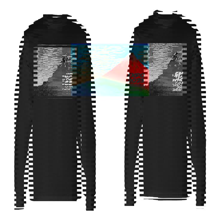 2025年大阪万博 日本は大胆なビジョンを驚かせます 長袖Tシャツ