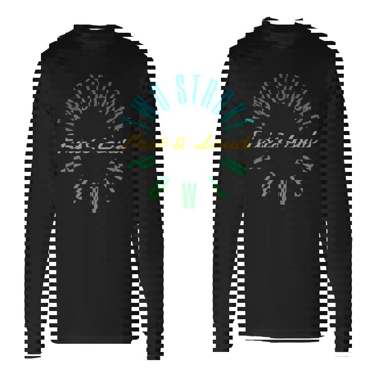 2ストロークパワー – 高速で大音量で2ストローク愛好家向け 長袖Tシャツ