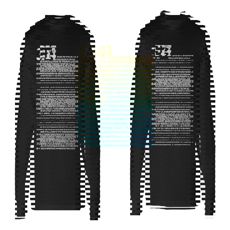 314 数学 物理学 314 円周率の日 長袖Tシャツ