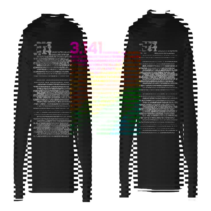 314 数学物理の先生 314 円周率 長袖Tシャツ