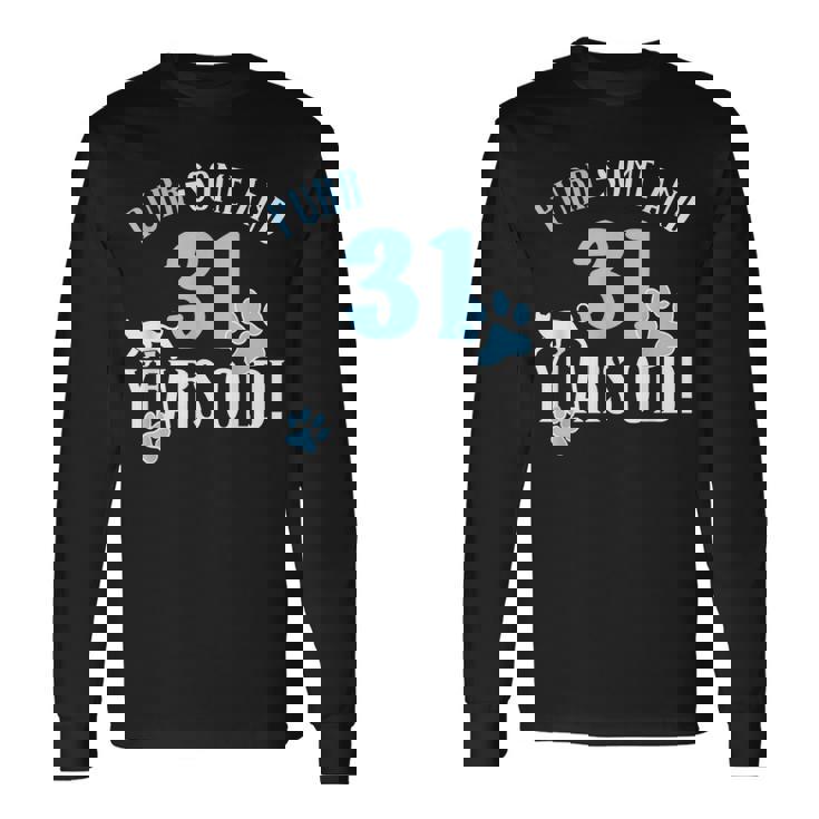 31歳の誕生日 31歳 猫 ママ 猫好き 誕生日 長袖Tシャツ