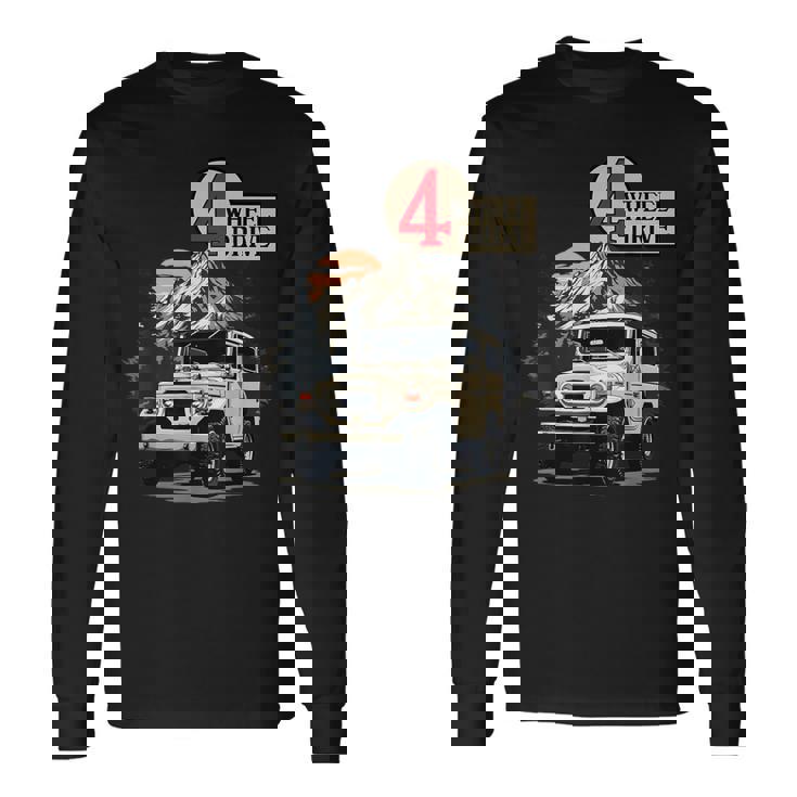 40系 クルーザー マウンテン オフロード 4輪駆動 四駆 Fj 長袖Tシャツ
