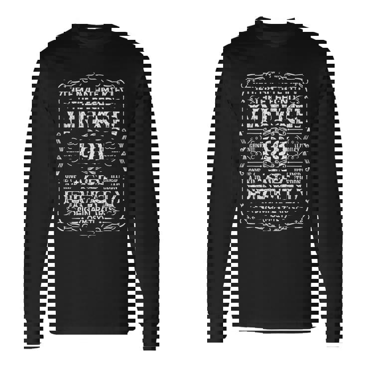 44歳の誕生日プレゼント ヴィンテージ 1981年 男性 面白い 44歳 1981年 長袖Tシャツ