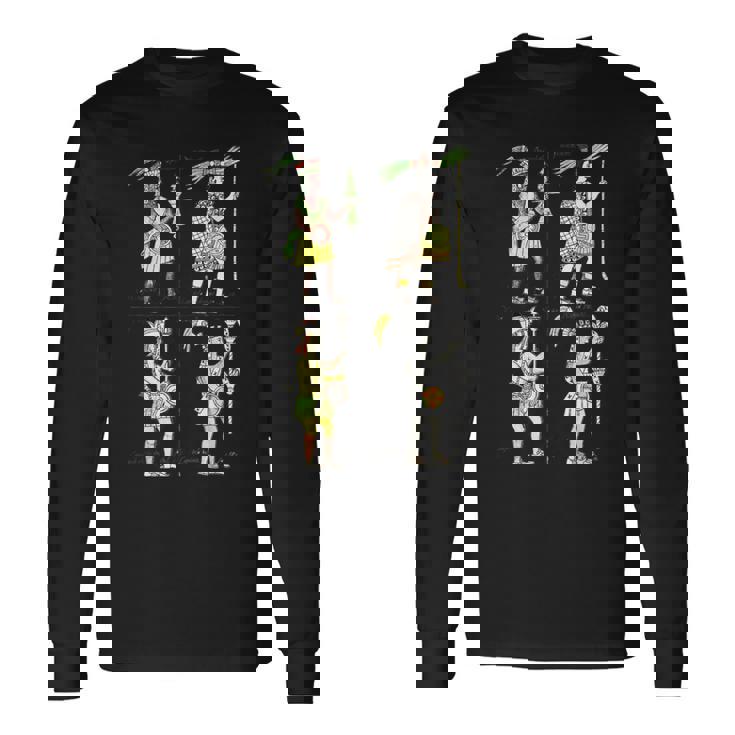 4つのアステカルーラー、フィレンツェコーデックス。 長袖Tシャツ