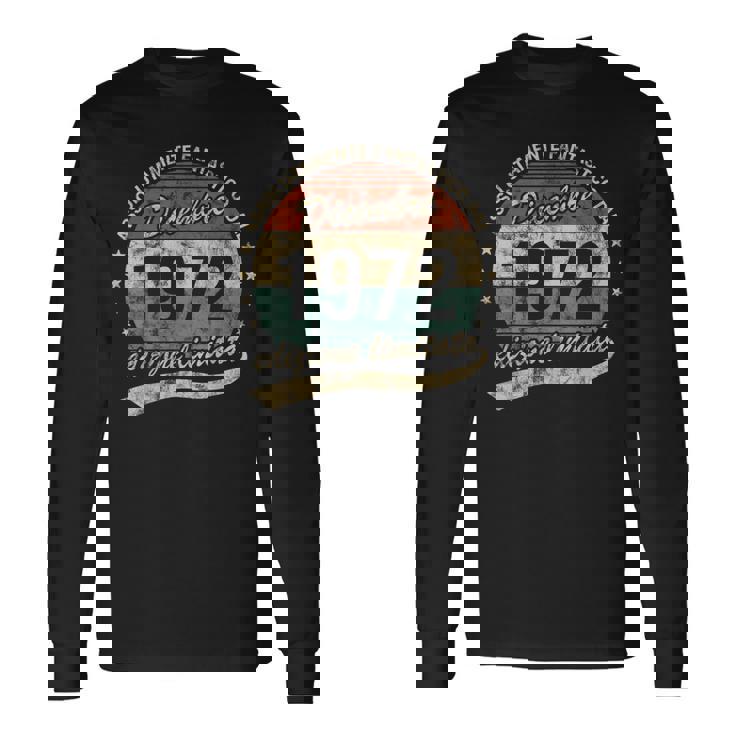 50 Years Absolutely Fantastic Birthday 1972年12月 長袖Tシャツ