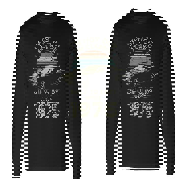 50歳の誕生日 1975年クラシックカー 長袖Tシャツ