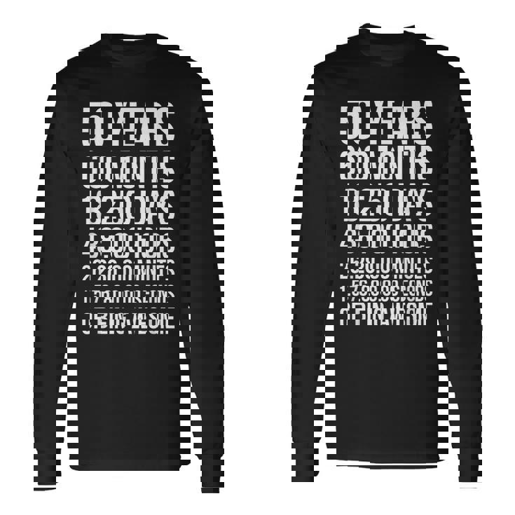 50歳の誕生日ギフト 50歳 長袖Tシャツ