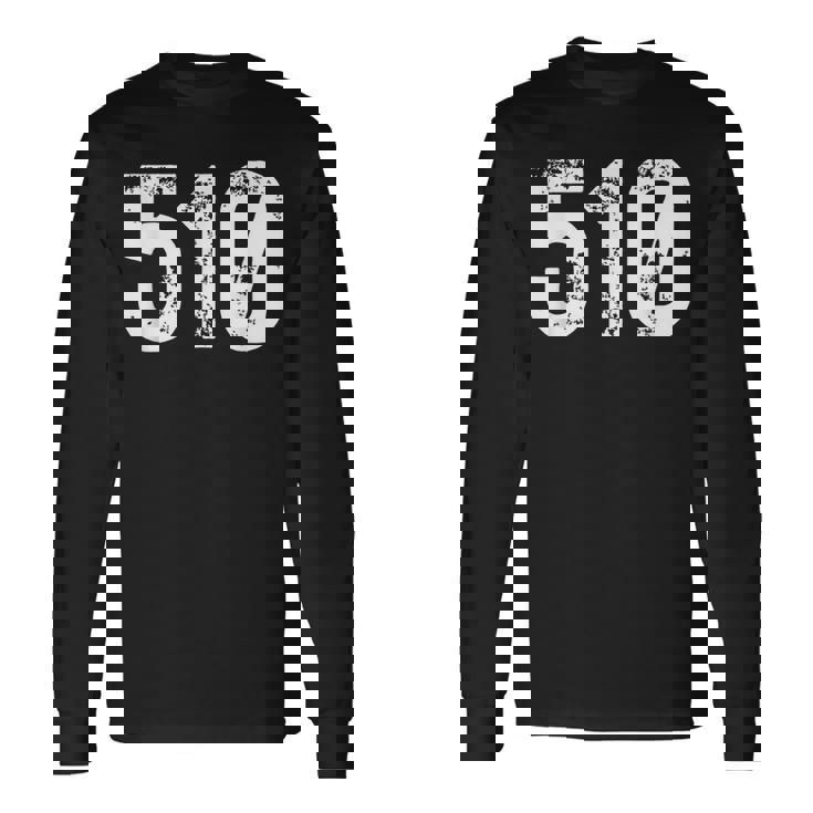 510 市外局番 オークランド Ca 携帯電話 市外局番510 長袖Tシャツ