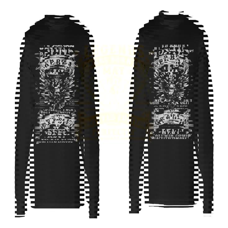 53歳の誕生日プレゼント 男性用 53歳の誕生日 1972年5月 長袖Tシャツ