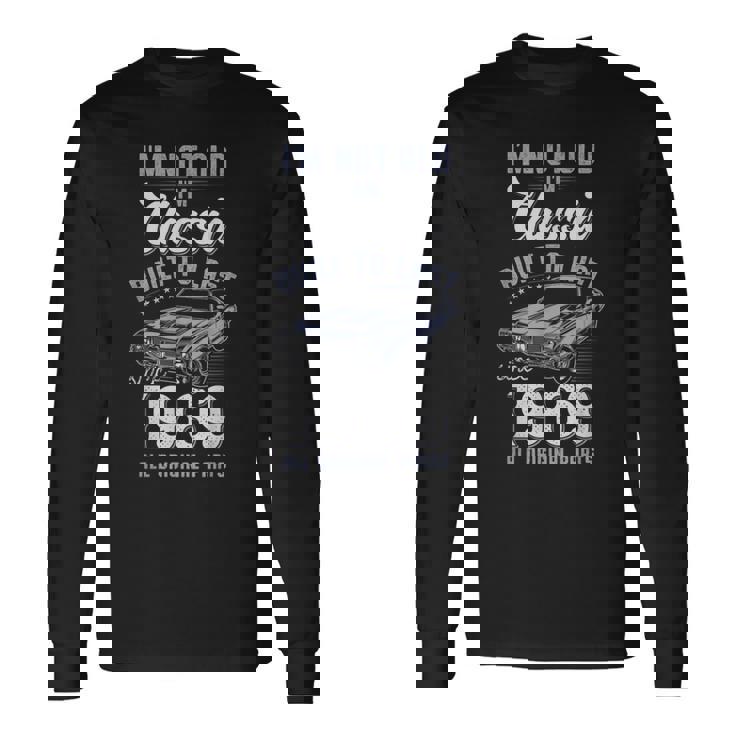 56歳の誕生日 1969年クラシックカー 長袖Tシャツ