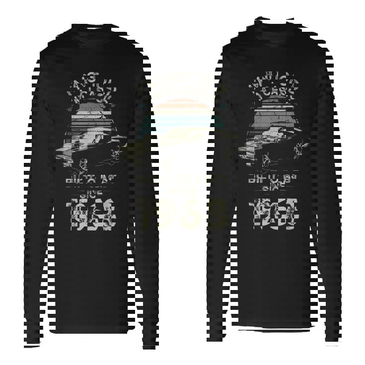 57歳の誕生日 1968年クラシックカー 長袖Tシャツ