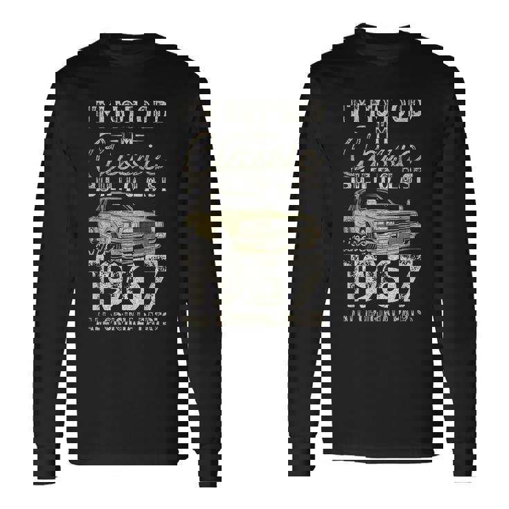 58 歳の誕生日、1967 年以来、クラシックカー、58 歳 長袖Tシャツ