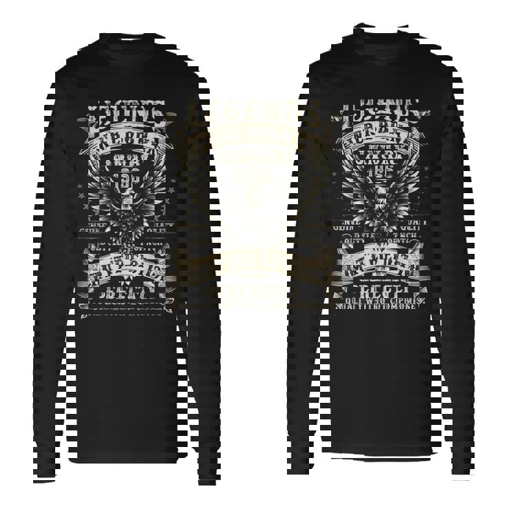 59歳 誕生日プレゼント 男性用 59歳 1月 1966年 長袖Tシャツ