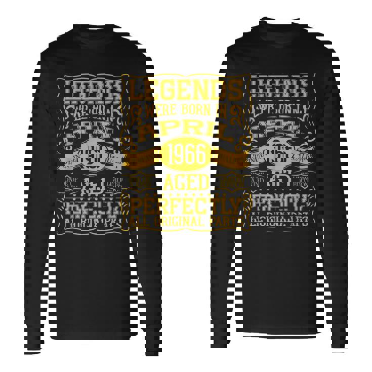 59歳の誕生日伝説は1966年4月に誕生しました。 長袖Tシャツ