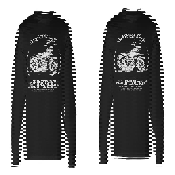 60歳のバイカー。1964年生まれ 60歳の誕生日 バイク バイク 長袖Tシャツ