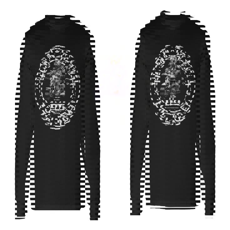 60歳の誕生日 男性 オートバイ バイカーベア 1965 長袖Tシャツ