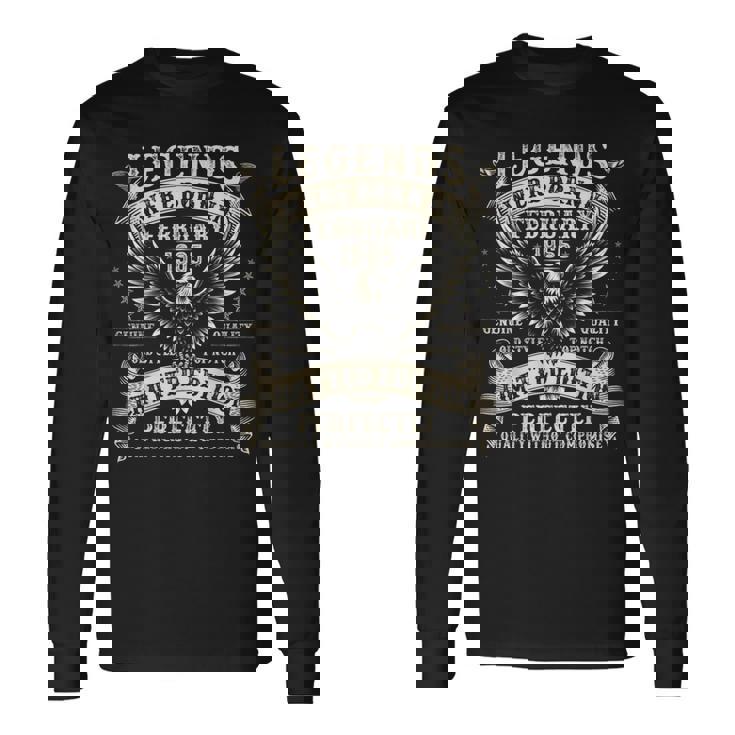 60歳の誕生日プレゼント 男性用 60歳の誕生日 1965年2月 長袖Tシャツ