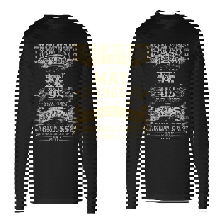 60歳の誕生日プレゼント 男性神話 1965年5月 長袖Tシャツ