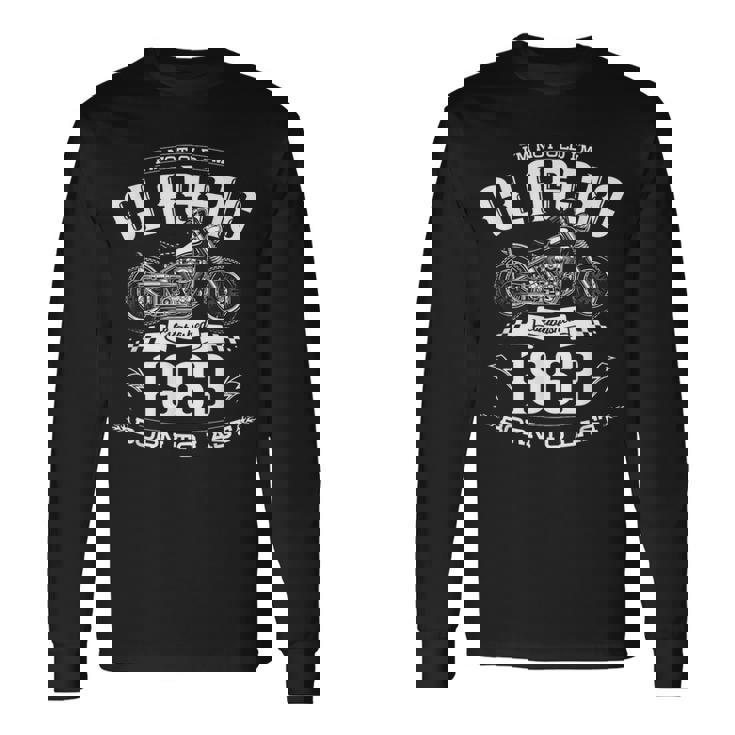 61歳の誕生日 男性 オートバイ バイカー 1963 長袖Tシャツ