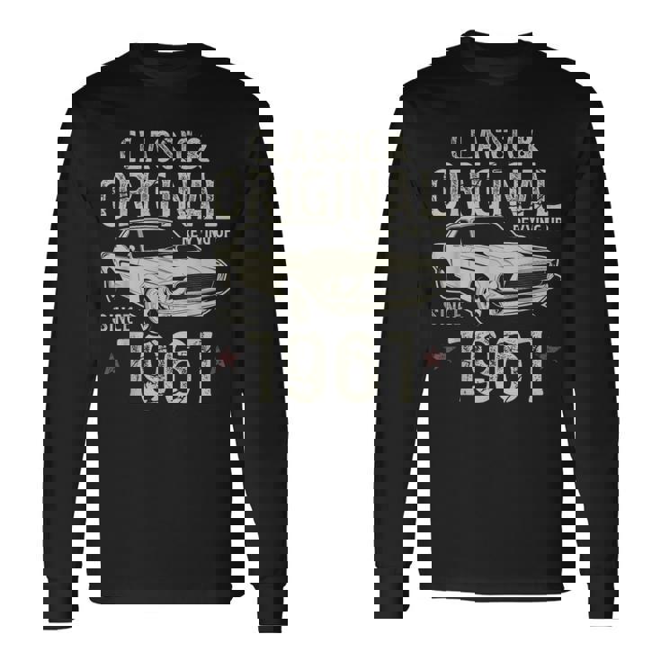 64歳の誕生日 1961年クラシックカー 長袖Tシャツ