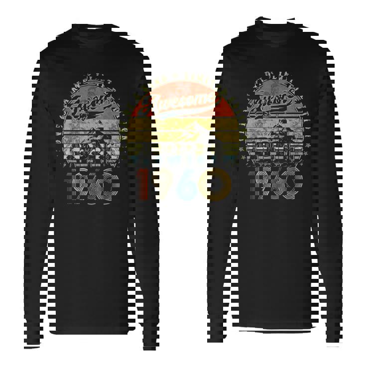 65歳の誕生日プレゼント 男性用 1960年4月 65歳の誕生日 長袖Tシャツ