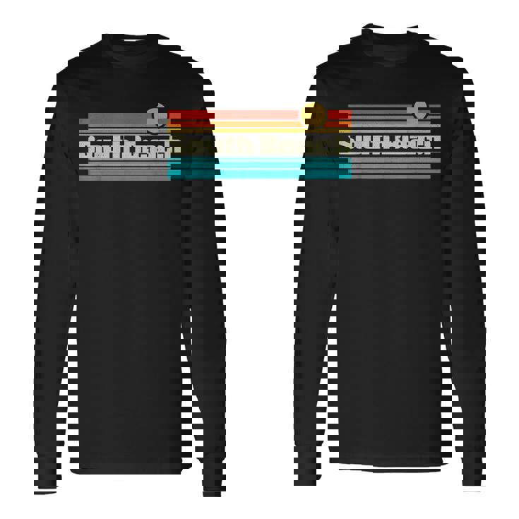 70年代 80年代 サーフィン フロリダ サウスビーチ サーフ 長袖Tシャツ