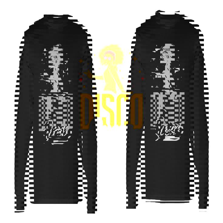 70年代ディスコヴィンテージiディスコクイーン 長袖Tシャツ