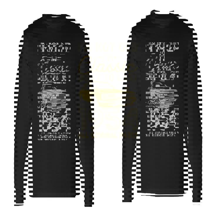 71 歳の誕生日、1954 年以来、クラシックカー、71 歳 長袖Tシャツ