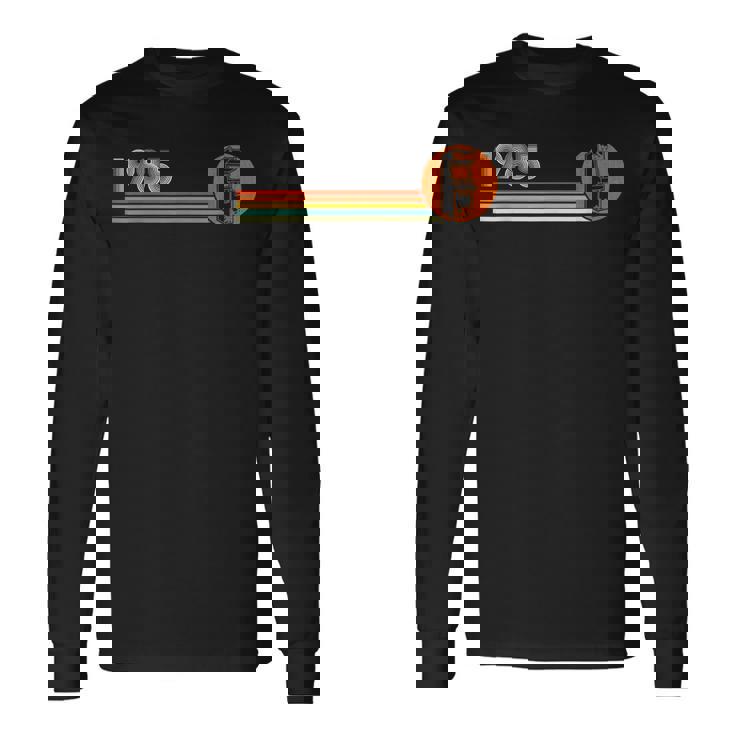 80年代 ビデオゲーム ヴィンテージ レトロ アーケード 1985 ゲーマー 長袖Tシャツ