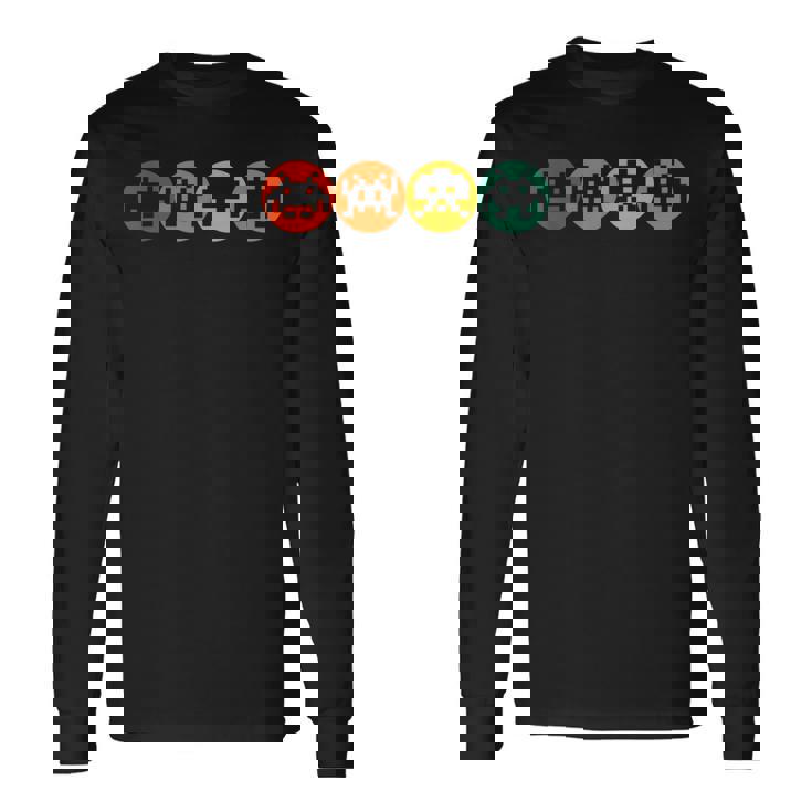 80年代ビデオゲーム ヴィンテージレトロアーケード 長袖Tシャツ