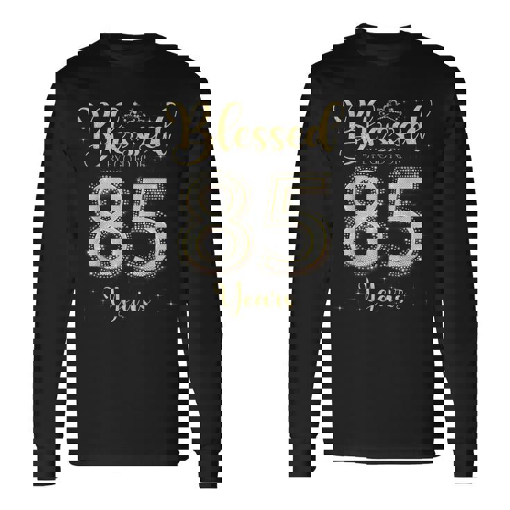 85歳 85歳 85歳の誕生日 85歳の誕生日に 長袖Tシャツ